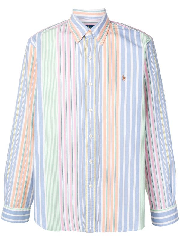 ralph lauren colour block shirt