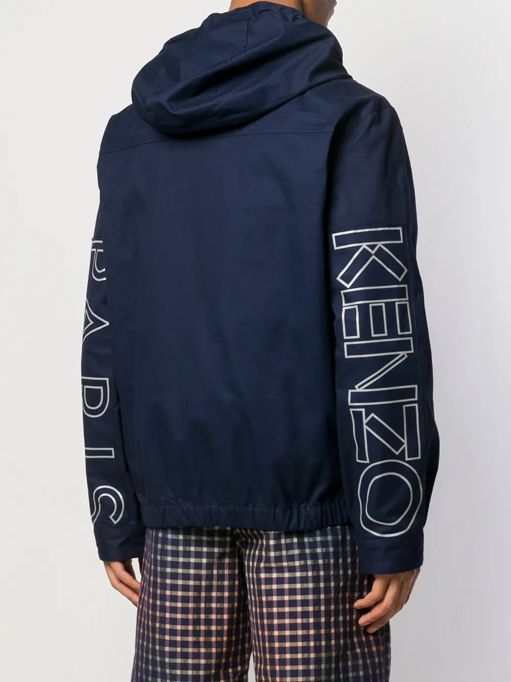 Kenzo Jas met meerdere zakken Blauw