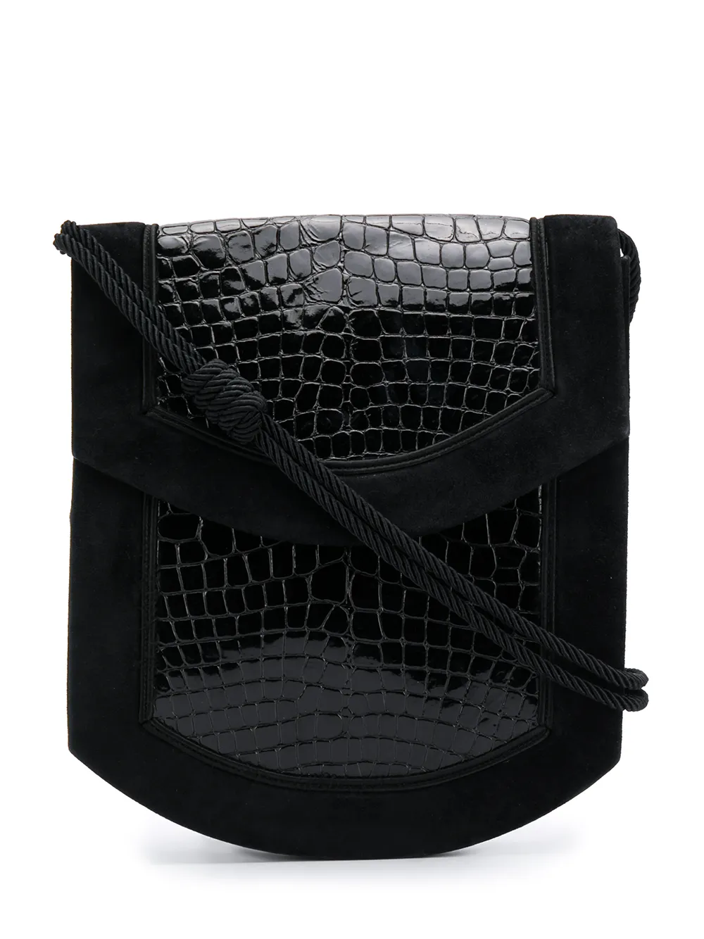 sac à bandoulière en peau de crocodile