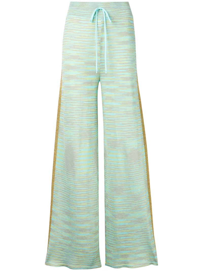 M Missoni трикотажные брюки клеш
