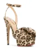 الصورة 2 من Charlotte Olympia leopard print platform sandals