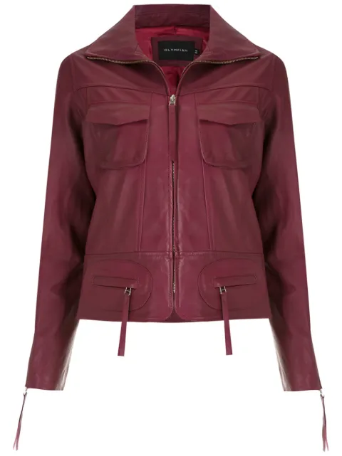Olympiah Arcadio leather jacket