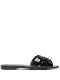 Saint Laurent Tribute flat sandals - Black