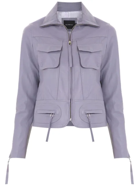Olympiah Arcadio leather jacket
