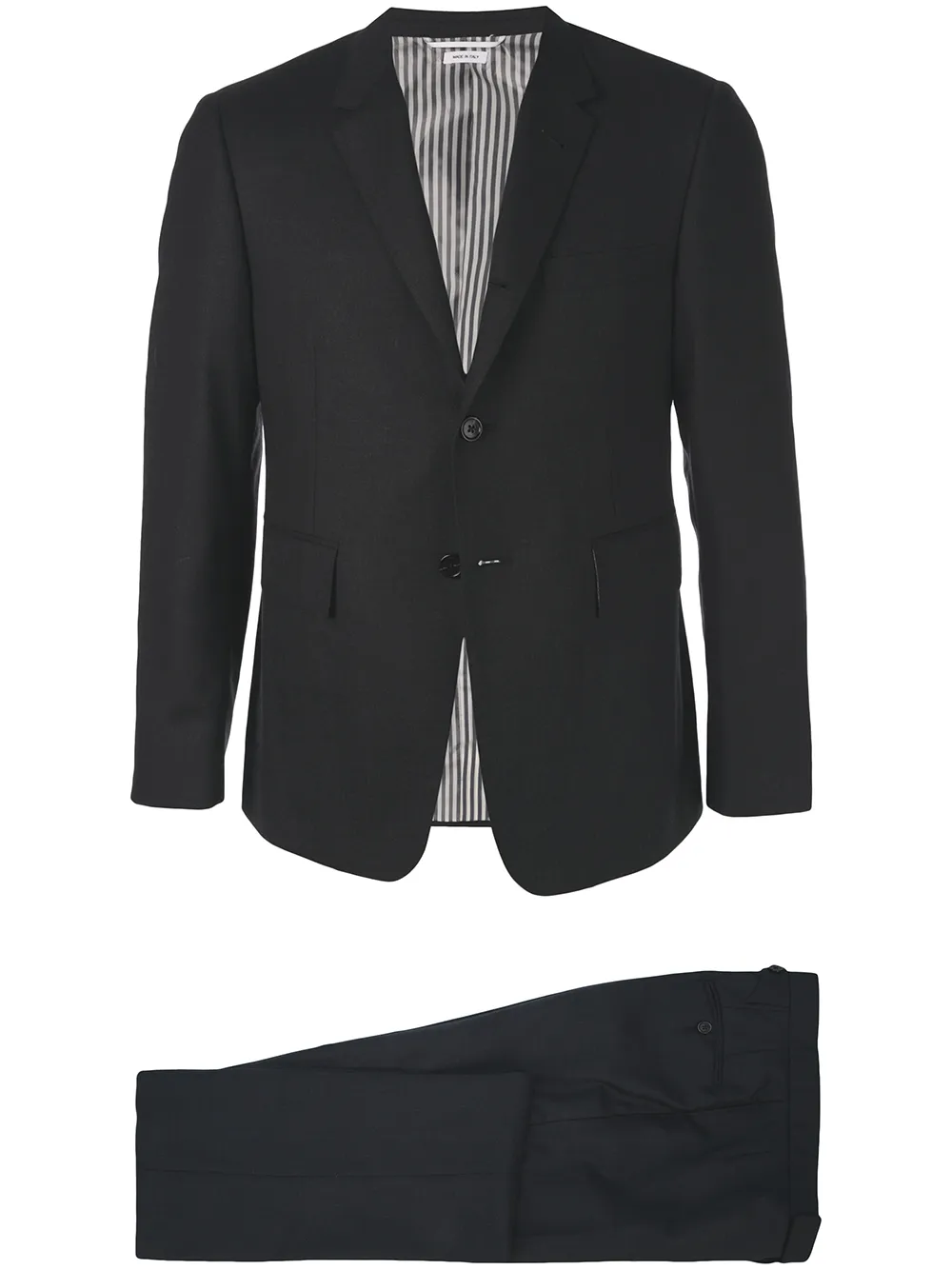 Thom Browne Super 120s Wool Twill Suit Black FARFETCH