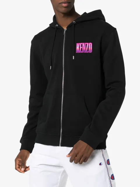 Kenzo Mountain Embroidered Hoodie Aw19 