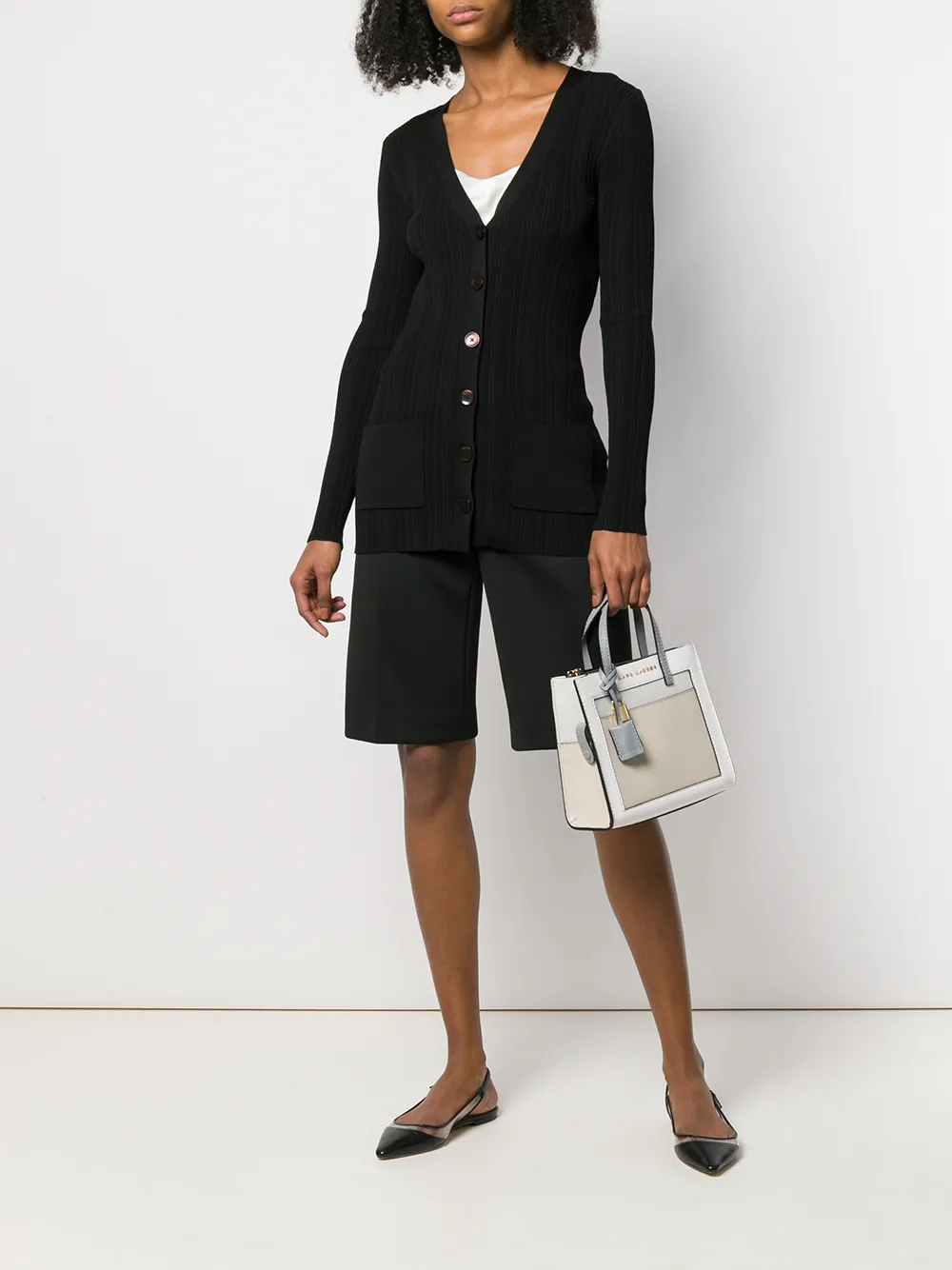  Marc Jacobs Strukturierte Handtasche   Nude 