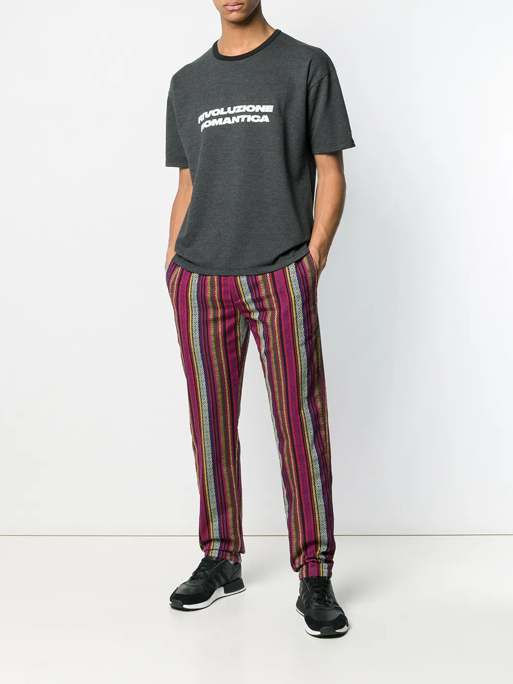 Paura 01PM4002M07090 BLACK Natural (Vegetable)->Cotton