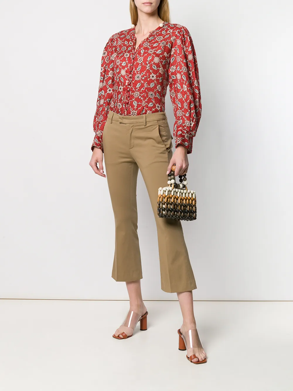  Dondup Klassische Cropped Hose   Nude 