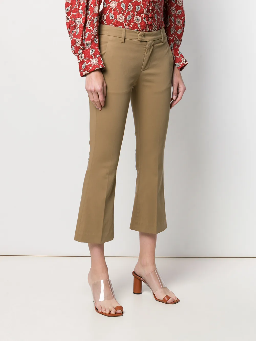  Dondup Klassische Cropped Hose   Nude 