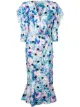 Image 1 of The Attico floral print button dress