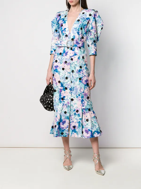 attico floral dress