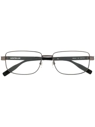 Montblanc Rectangular Frame Glasses - Farfetch