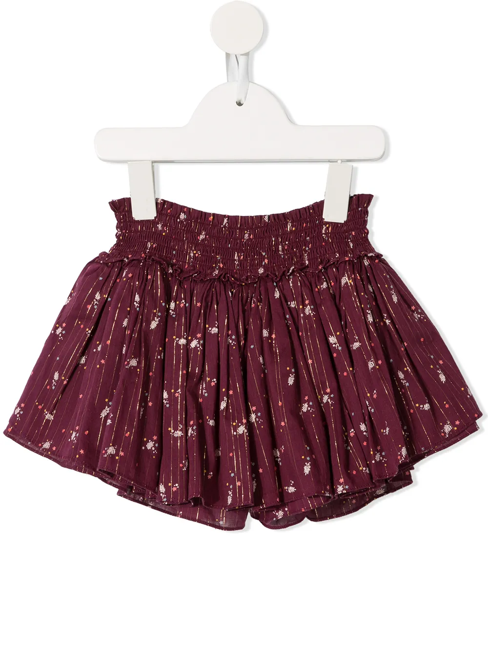 Velveteen юбка Eloise с цветочным принтом