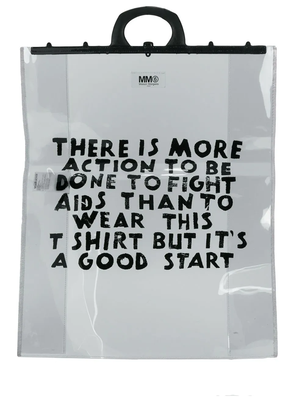 MM6 Maison Margiela Shopper mit Logo - Weiß