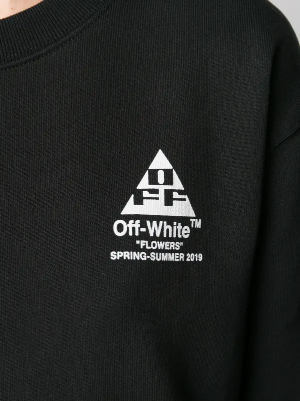 off white flower sweatshirt