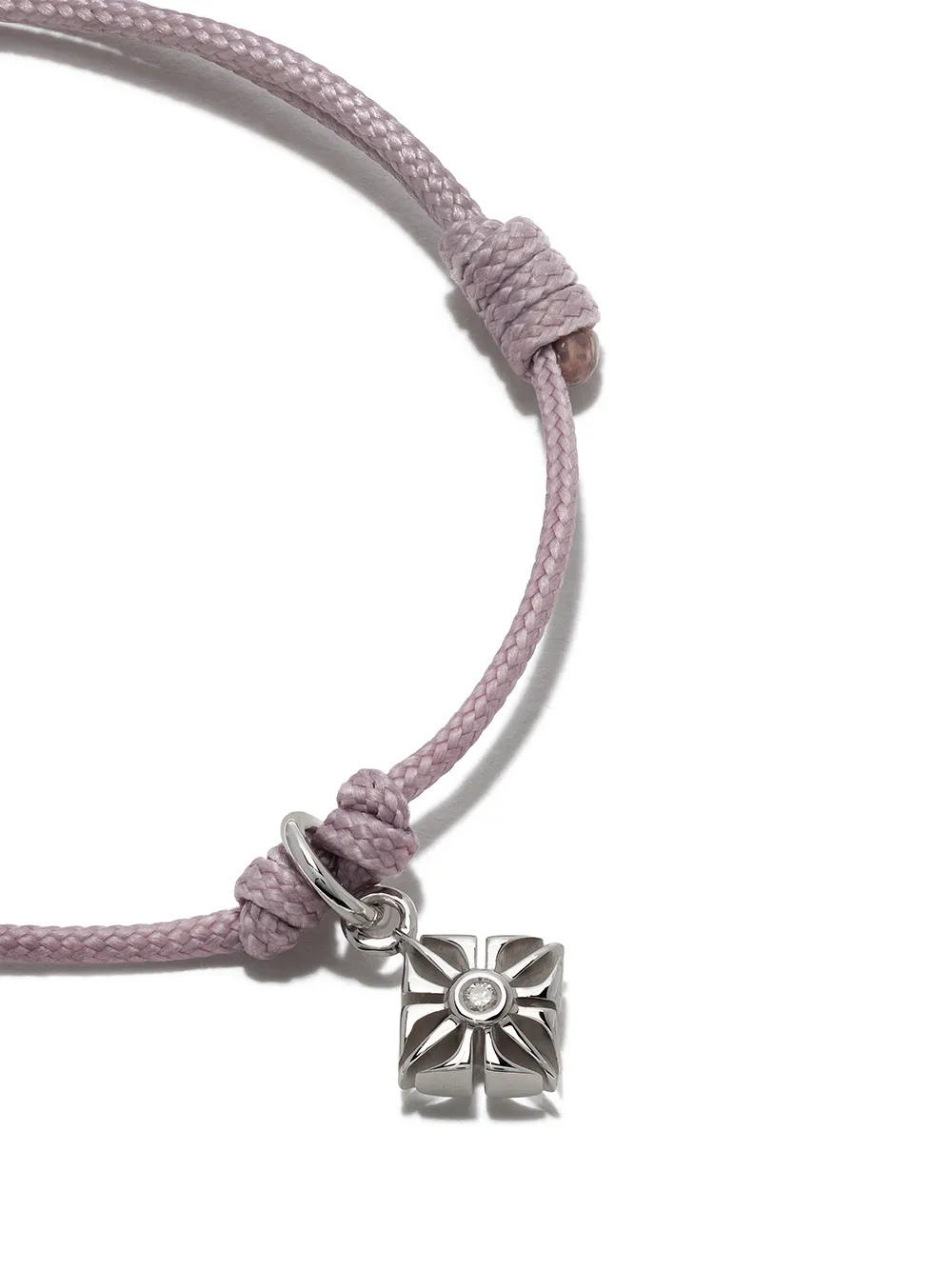 Фото 3 - Shamballa Jewels браслет Star of Shamballa с подвеской из белого золота и бриллиантов от Shamballa Jewels