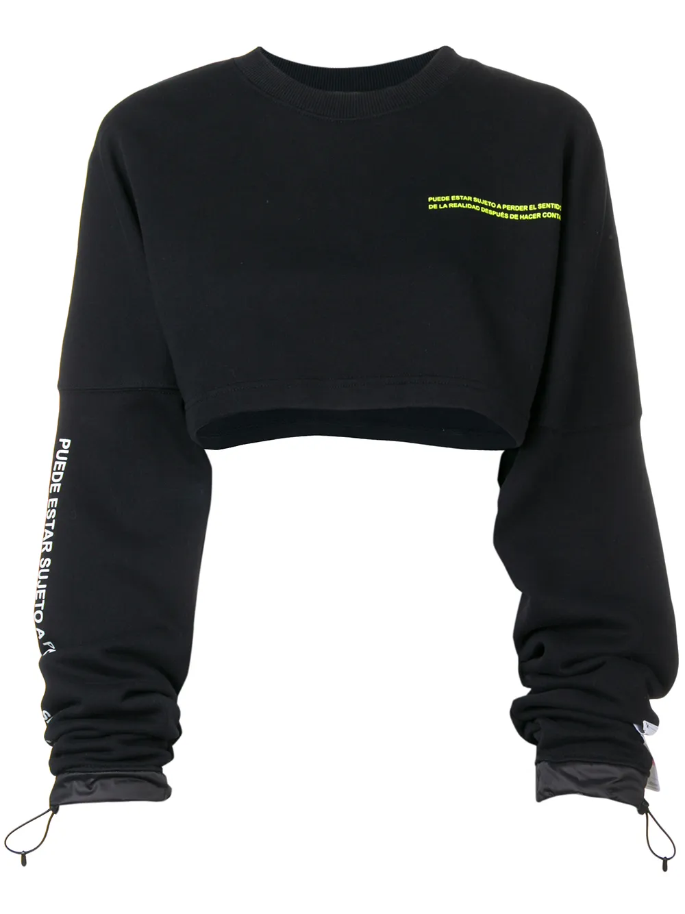 Marcelo Burlon County of Milan Cropped sweater Zwart