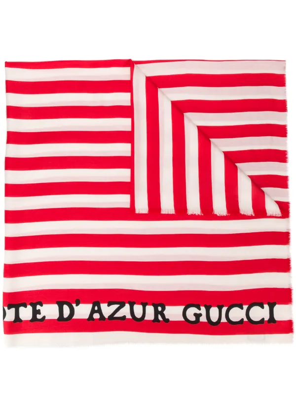 gucci stripe scarf