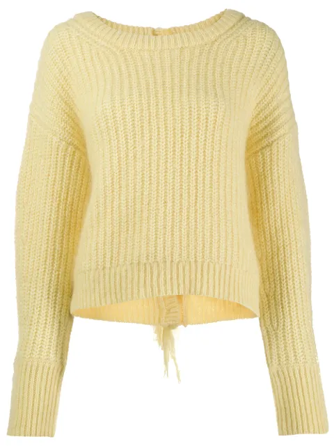 Kenzo scoop neck knitted jumper