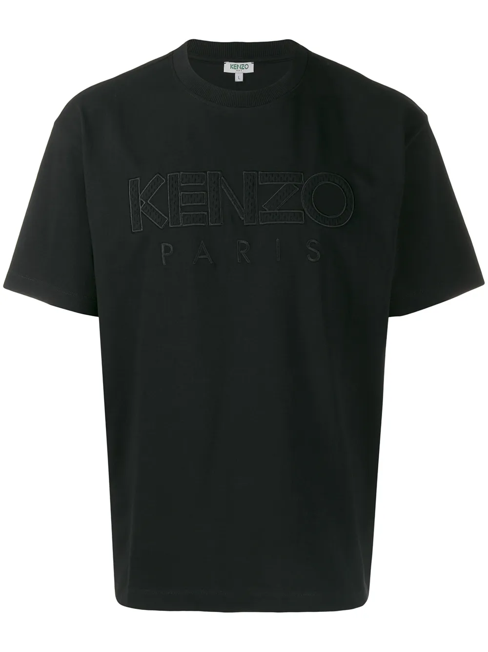 Kenzo logo embroidery T-shirt | Black | Image 1