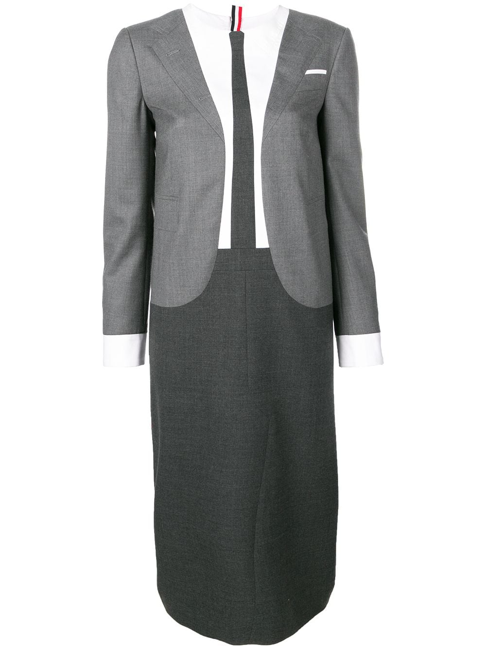 Thom Browne Trompe L'Oeil Super 120s Suit Dress | Smart Closet