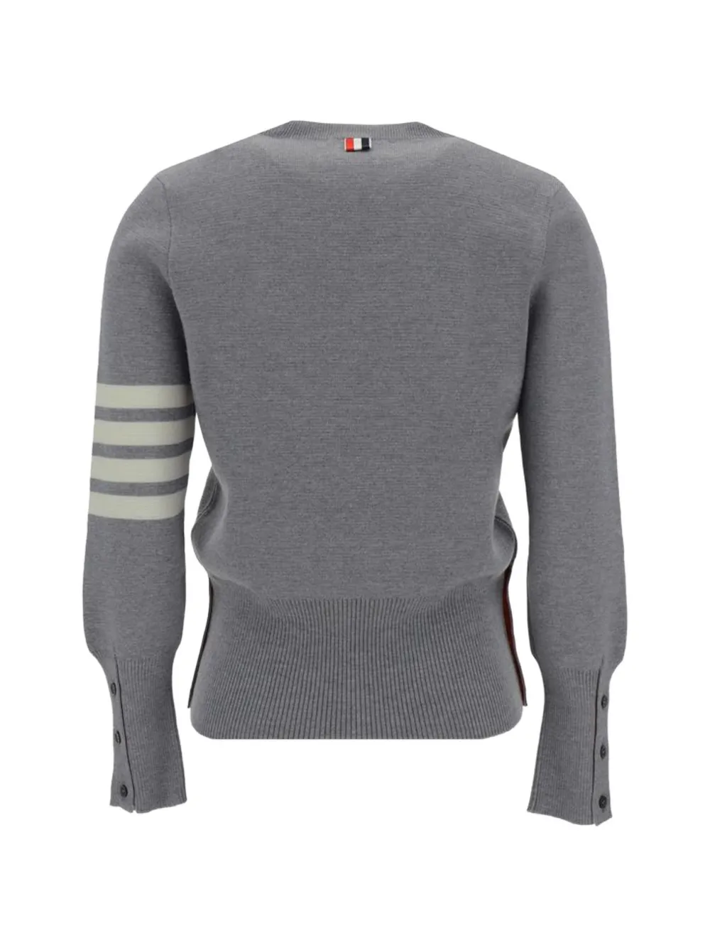  Thom Browne Jersey Con Rayas 4-bar - Gris 