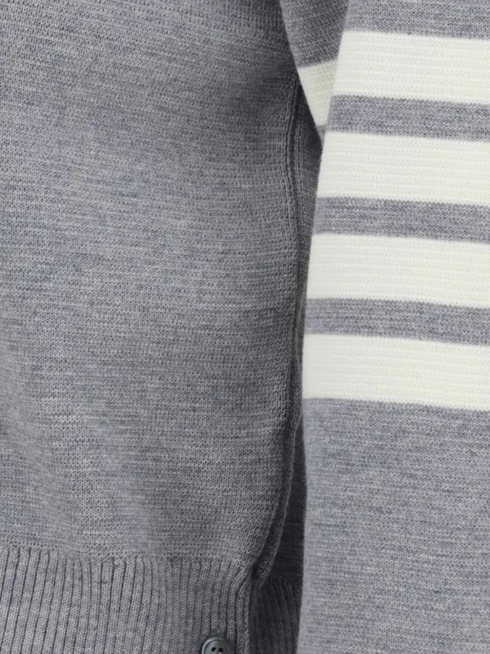  Thom Browne Jersey Con Rayas 4-bar - Gris 
