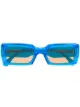 Image 1 of Retrosuperfuture Sacro rectangular frame sunglasses