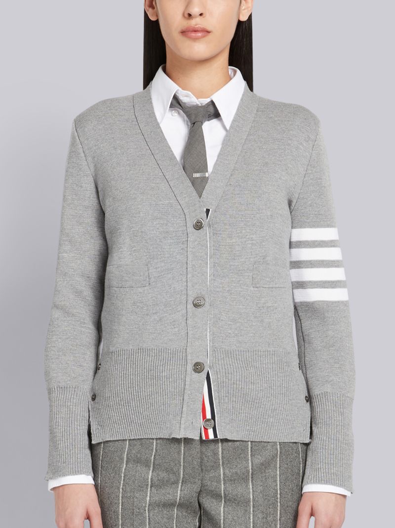 thom browne v neck cardigan