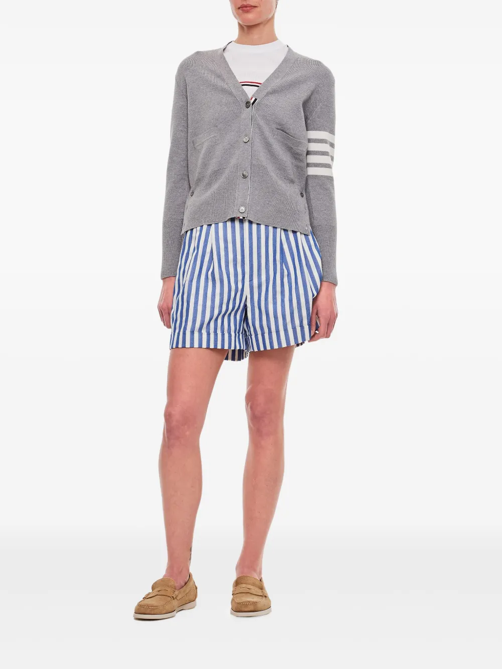 Thom Browne كارديغان مزين بأربعة خطوط | كارديغان | Image 2