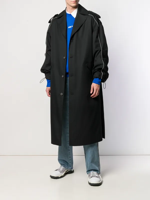 oversized rain mac