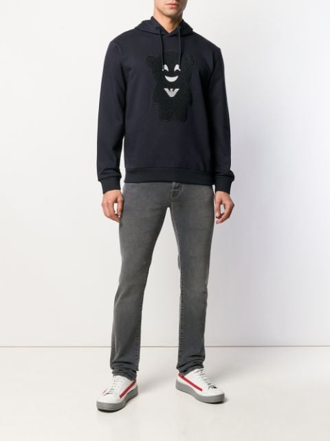 armani manga bear sweatshirt