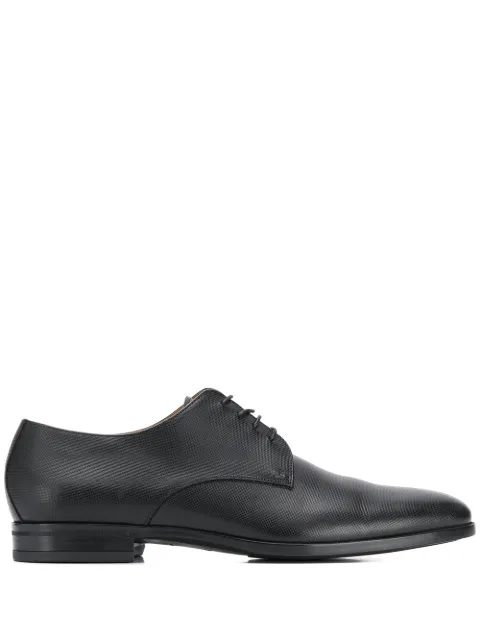 BOSS Sapato derby de couro