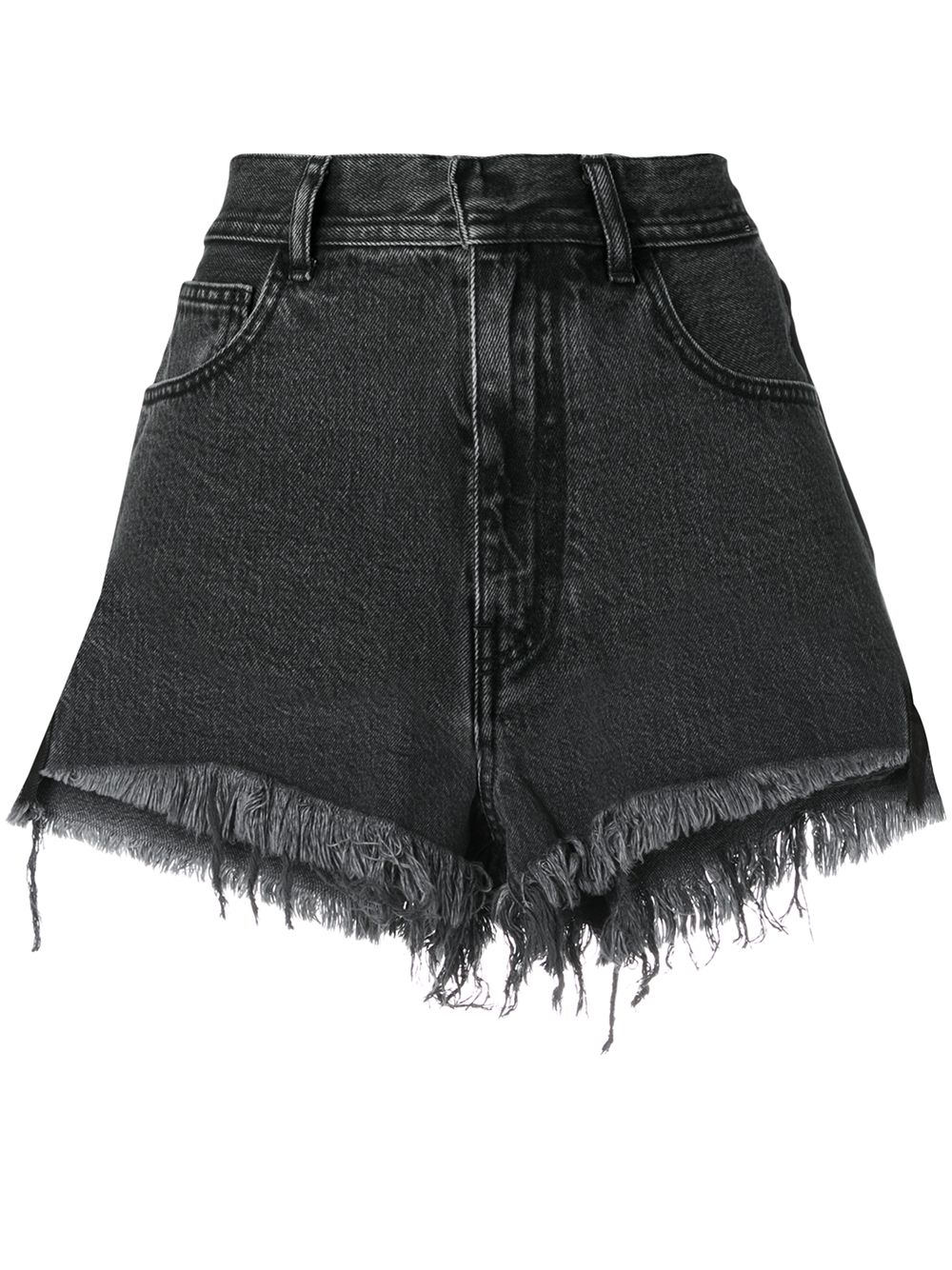 фото Ssheena джинсовые шорты с необработанными краями