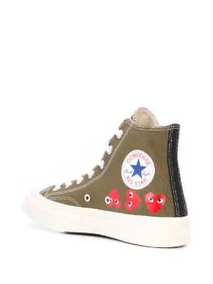 play converse multi heart chuck taylor high top
