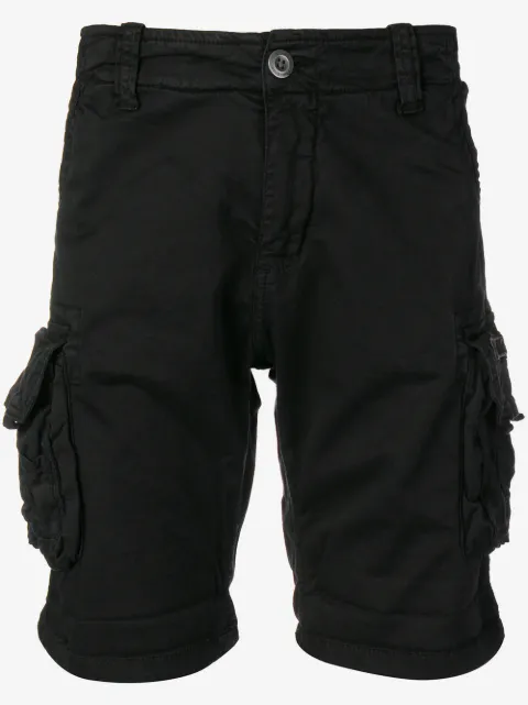 Alpha Industries logo cargo shorts