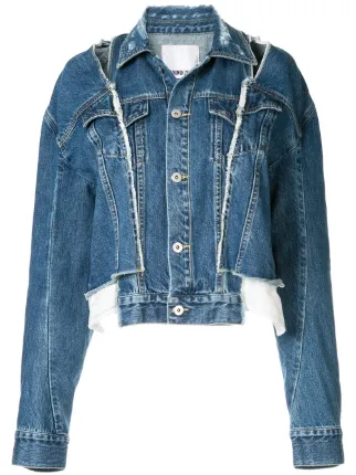 denim jacket cut sleeves
