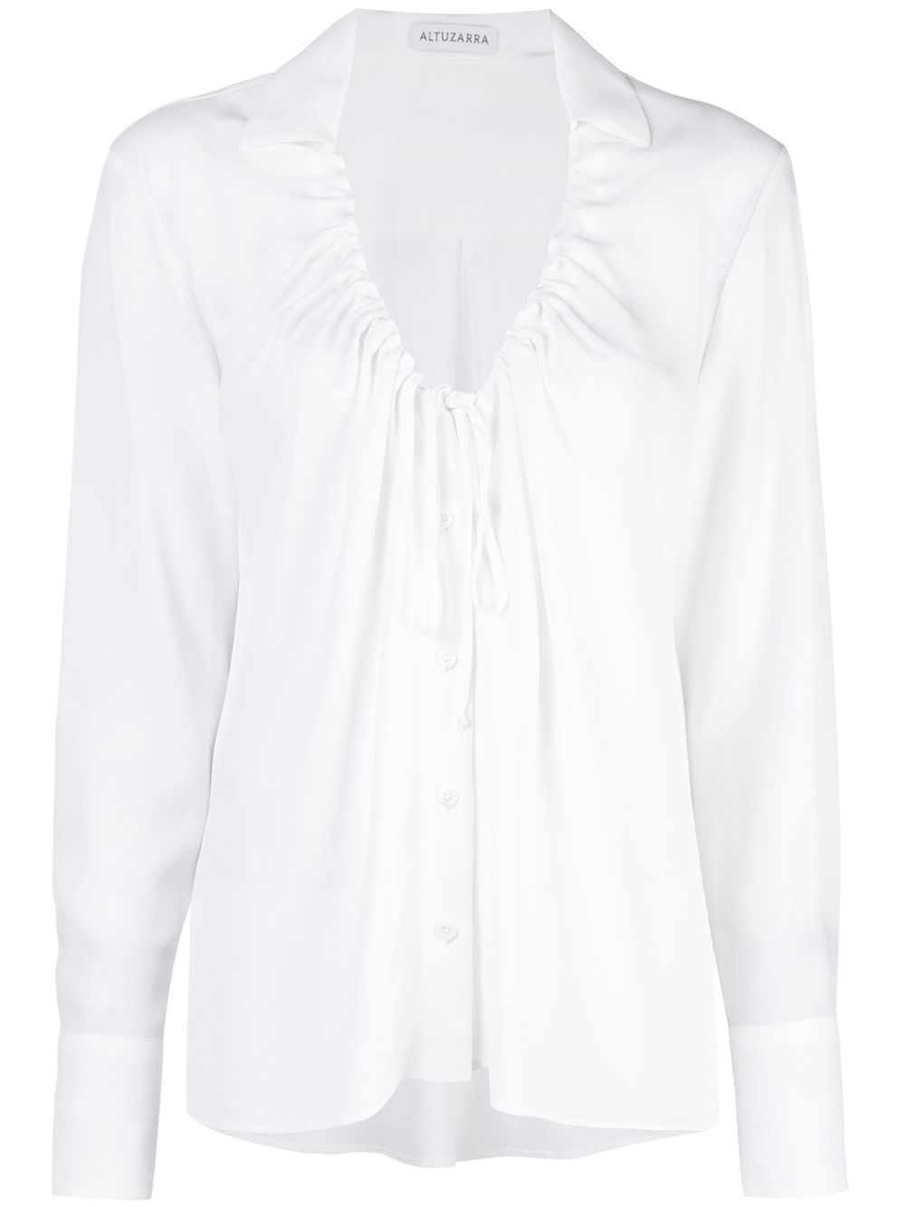 фото Altuzarra блузка с присборенным воротником