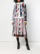 الصورة 2 من Thom Browne تنورة مخططة بطبعة ربطات عنق مخيوطة