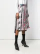 Thom Browne تنورة مخططة بطبعة ربطات عنق مخيوطة