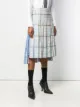 Thom Browne Gun Club Overcheck Combo Pleat Skirt