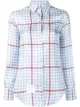 Image 1 of Thom Browne check-print button-up shirt