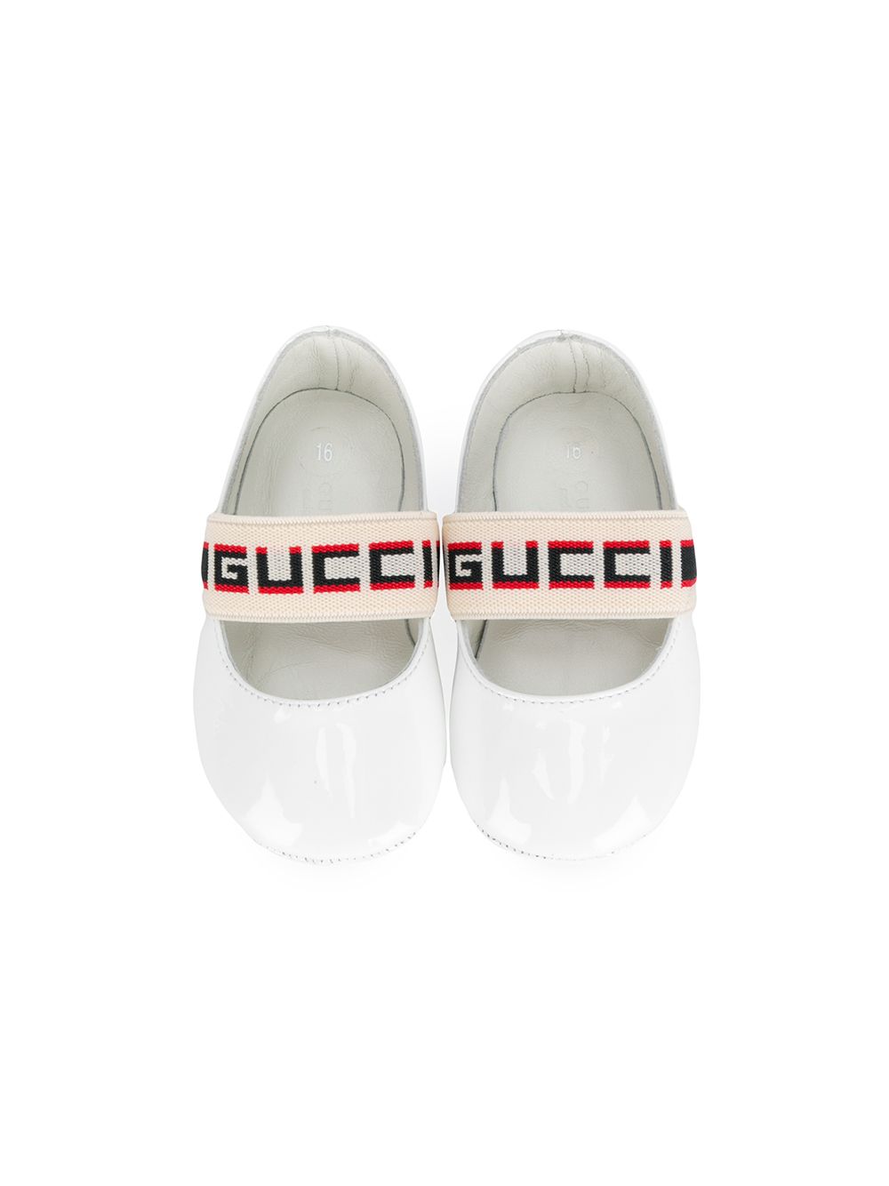 фото Gucci Kids балетки с логотипом