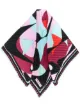 الصورة 1 من Emilio Pucci وشاح بليسيه مربع ومطبوع