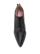 Thom Browne curved heel pebbled brogues