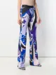 Emilio Pucci Hanami Print Flared Trousers