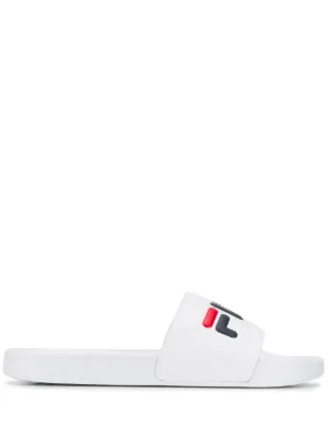 Pantoletten mit Logo-Print Pantoletten mit Logo-Print