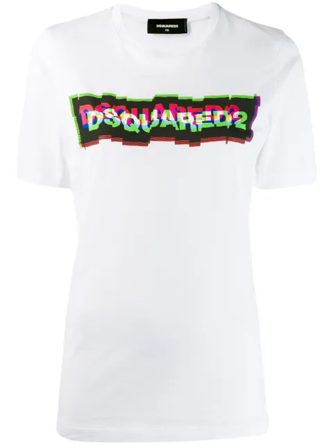 DSQUARED2 3D-effect logo print T-shirt