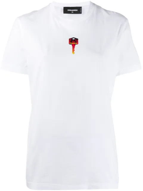 DSQUARED2 Key logo印花T恤